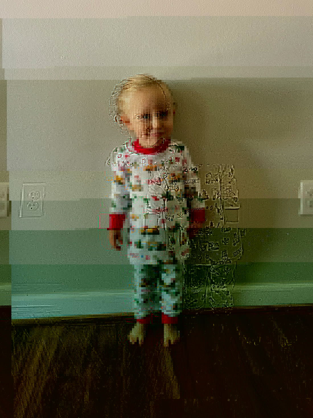 Christmas Construction Pajamas- Little Boy Custom Holiday Pajamas