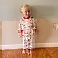 Christmas Construction Pajamas- Little Boy Custom Holiday Pajamas